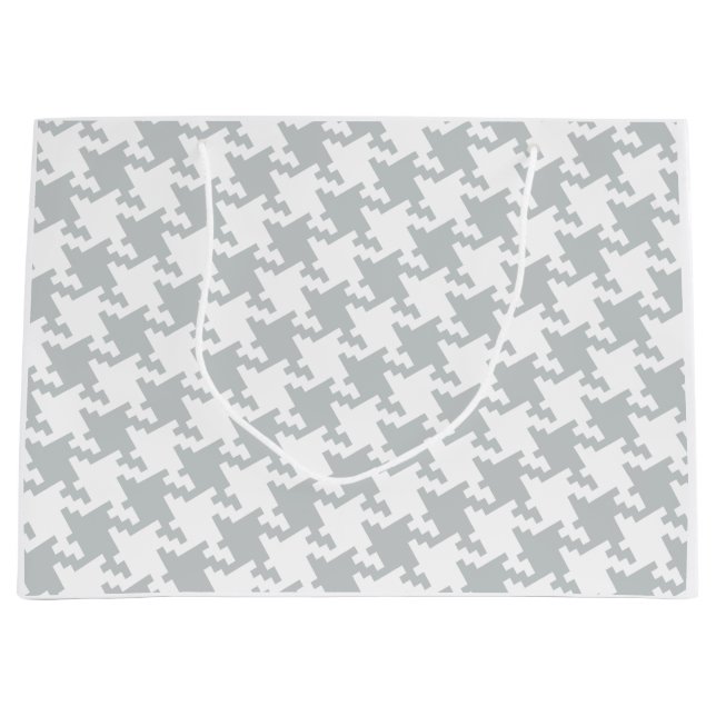 Grand Sac Cadeau Cliquez sur Personnaliser pour modifier Gris en co (Devant)