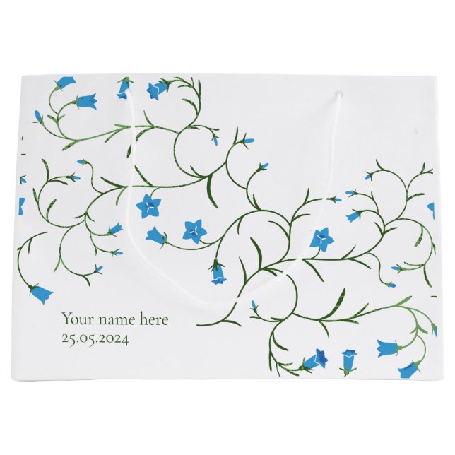 Grand Sac Cadeau Cloche (Devant)