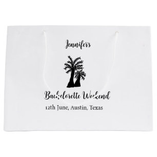 Grand Sac Cadeau club de l'arbre de coco week-end d'enterrement de 