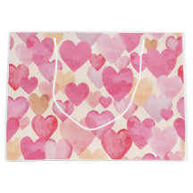 Cœurs de la Saint-Valentin à l'aquarelle