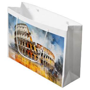 Grand Sac Cadeau Colisée Rome Italie