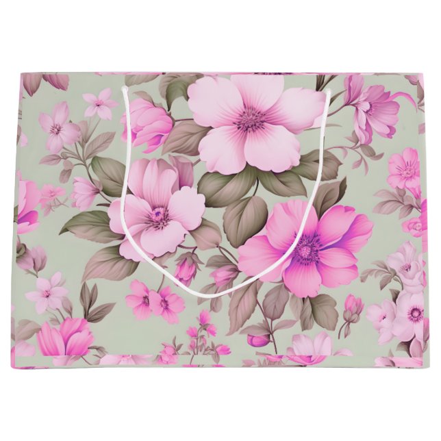 Grand Sac Cadeau Collection de design Aesthetic Vibes (Devant)