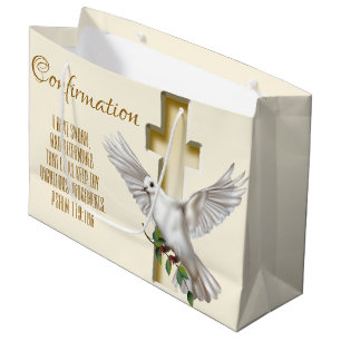 Grand Sac Cadeau Colombe