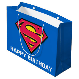 Grand Sac Cadeau Comics DC Superman Logo classique