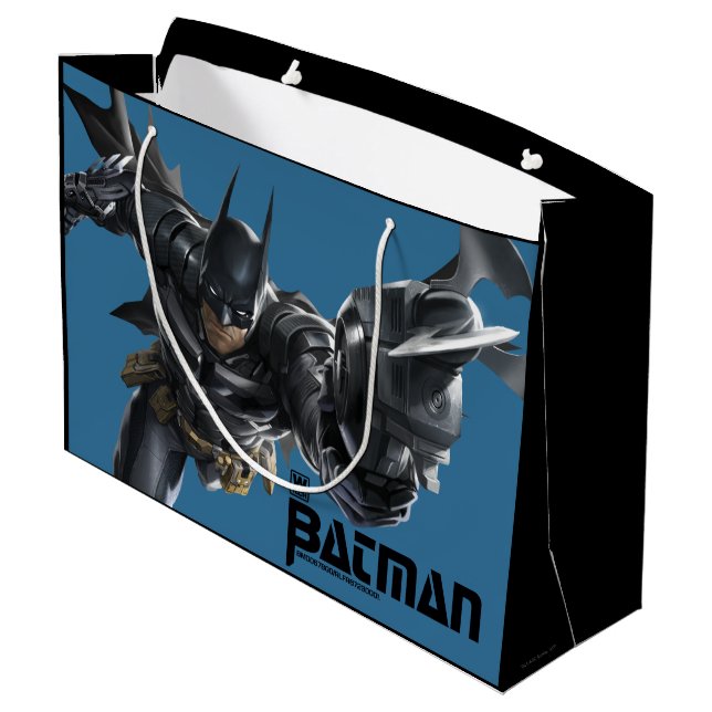 Grand Sac Cadeau Concept Batman avec griffe de batte (Dos Angle)