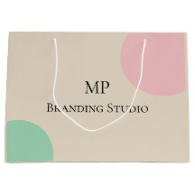 Conception de branding minimaliste pastel
