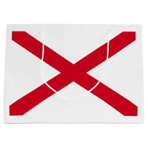 Grand Sac Cadeau Conception de drapeau d'état de l'Alabama