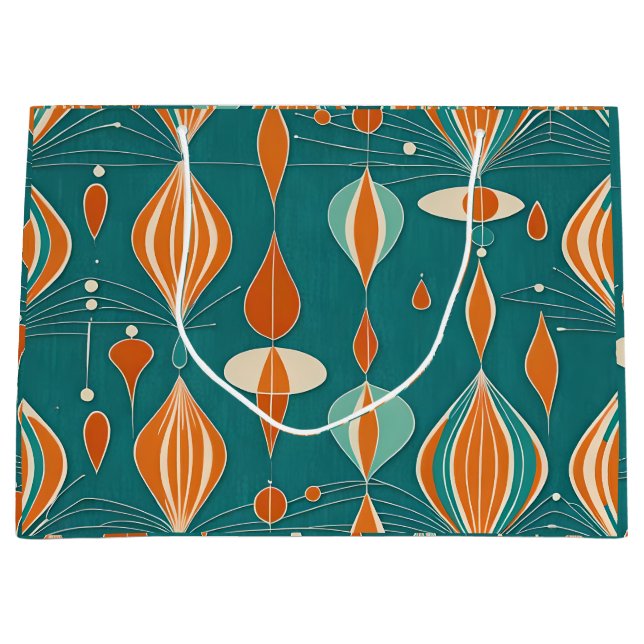 Grand Sac Cadeau Conception de gouttes atomiques (Devant)