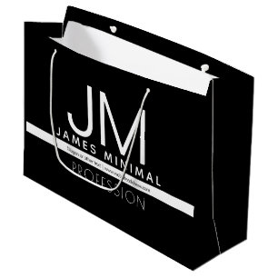 Grand Sac Cadeau Conception professionnelle moderne et minimale N