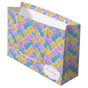 Grand Sac Cadeau Conceptions mignonnes colorées d'Emoji