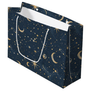 Grand Sac Cadeau Constellation céleste - Nuit étoilée (1)