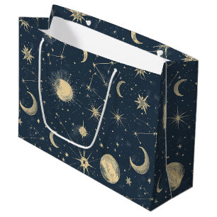 Grand Sac Cadeau Constellation céleste - Nuit étoilée (3)