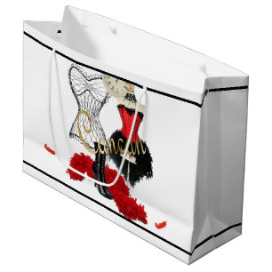 Grand Sac Cadeau Costume 1 de cancan