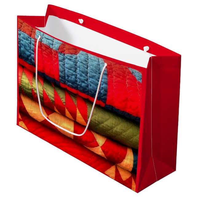 Grand Sac Cadeau Couches de temps (Devant Angle)