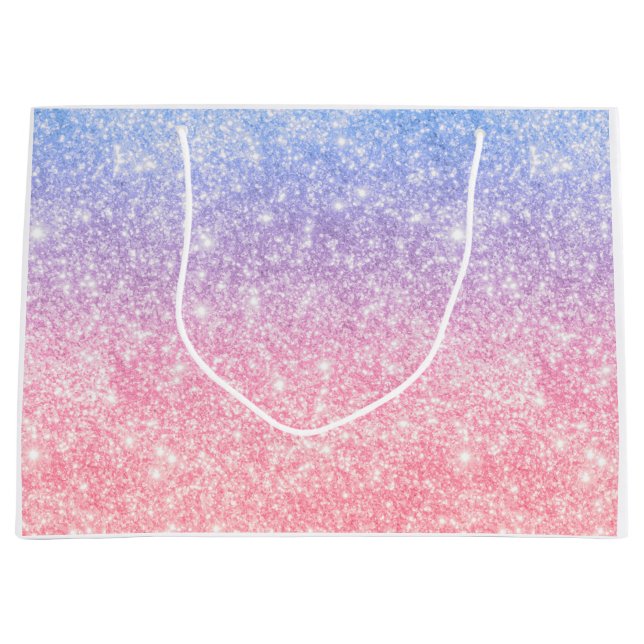 Grand Sac Cadeau Couleur brillante (Devant)