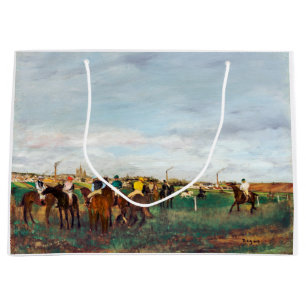 Grand Sac Cadeau Course À Cheval, Edgar Degas