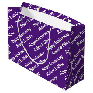 Grand Sac Cadeau Créer votre propre nom Anniversaire