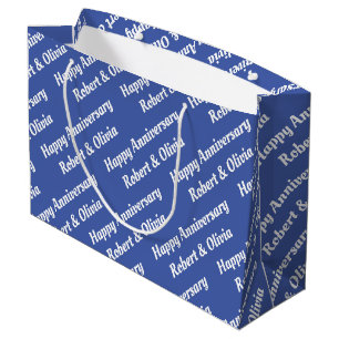 Grand Sac Cadeau Créer votre propre nom Anniversaire