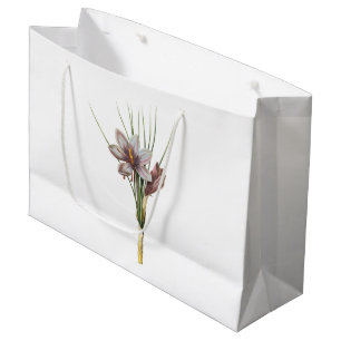 Grand Sac Cadeau crocus (Crocus sativus) de Redouté