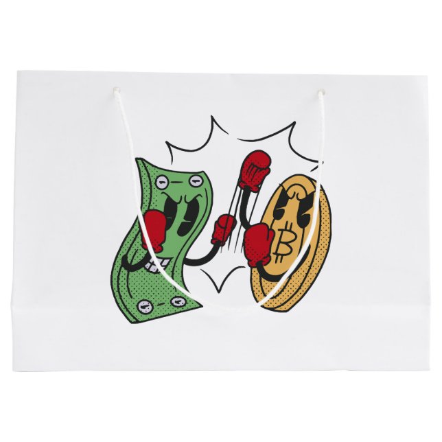 Grand Sac Cadeau Crypto Fight Club (Dos)