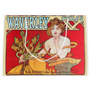 Grand Sac Cadeau Cycles Waverley, Mucha
