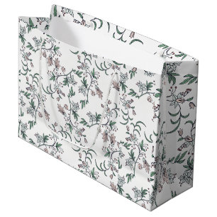 Grand Sac Cadeau Dainty Floral Cadeau Fourre-tout Grand Cadeau