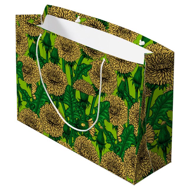 Grand Sac Cadeau Dandelions (Dos Angle)