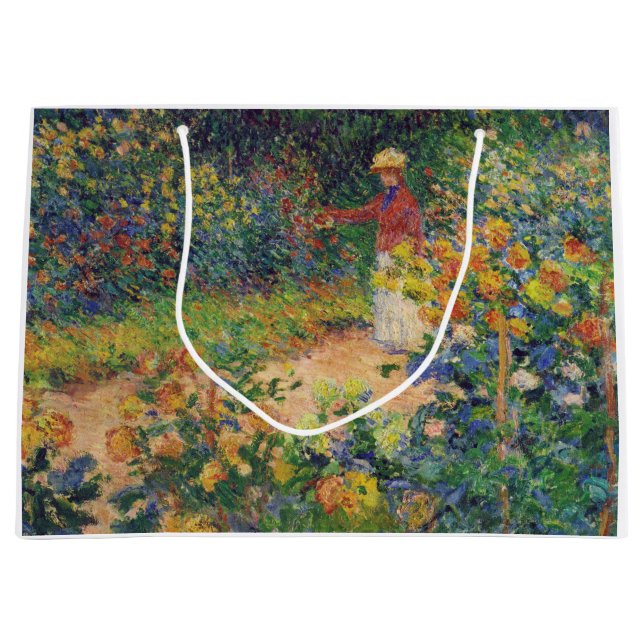 Grand Sac Cadeau Dans le jardin, Monet (Devant)