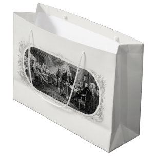Grand Sac Cadeau Déclaration d'indépendance : Projet de loi de 2 $,