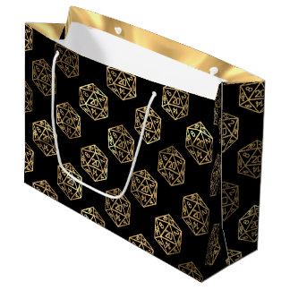 Grand Sac Cadeau Dés à jouer RPG | Joueur de jeux de rôle sur table