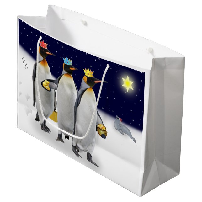 Grand sac cadeau des trois rois (Devant Angle)