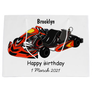 Grand Sac Cadeau dessin animé de Kart racing
