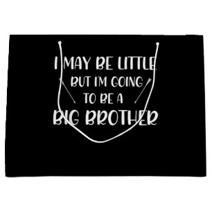 Grand Sac Cadeau Devenir Big Brother Faire-part Gift Brother