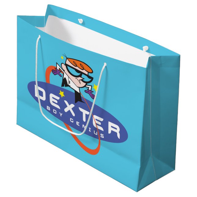 Grand Sac Cadeau Dexter "Boy Genius" (Devant Angle)