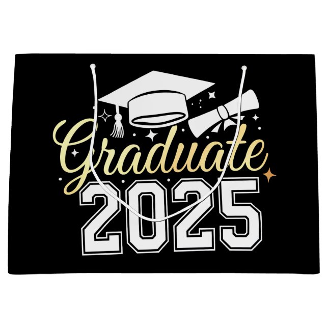 Grand Sac Cadeau Diplômé de la promotion 2025 (Devant)