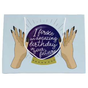 Grand Sac Cadeau Diseur de bonne aventure, psychique, anniversaire