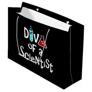 Grand Sac Cadeau "DIVA d'un scientifique"