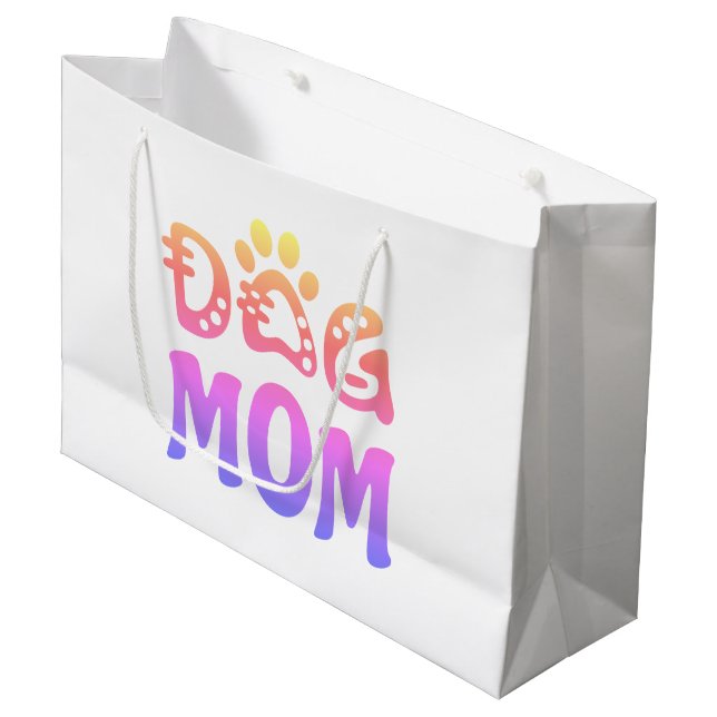 Grand Sac Cadeau Dog (Devant Angle)