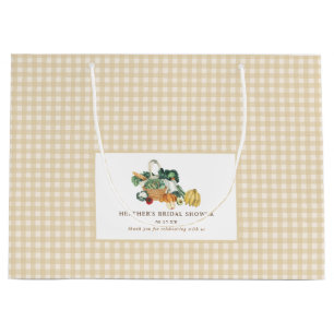 Grand Sac Cadeau Douceur de la mariée fraîche du marché