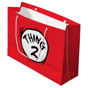 Grand Sac Cadeau Dr. Seuss   Chose Personnalisée Un Deux