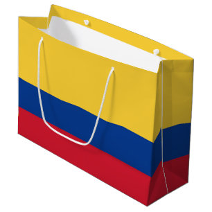 Grand Sac Cadeau Drapeau de Colombie