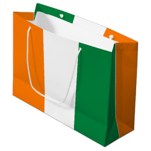 Grand Sac Cadeau Drapeau de Côte d'Ivoire