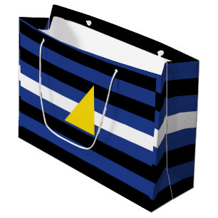 Grand Sac Cadeau Drapeau de fierté des sports aquatiques