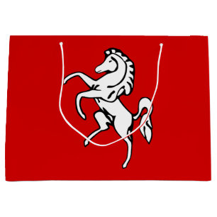 Grand Sac Cadeau Drapeau de Kent (Cheval Blanc) (Comté d'Angleterre