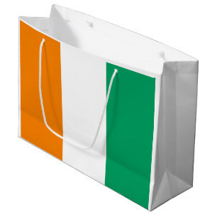Grand Sac Cadeau Drapeau de la Côte d'Ivoire