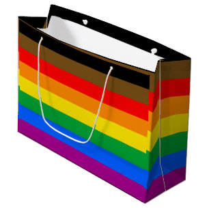 Grand Sac Cadeau Drapeau de la fierté arc-en-ciel de Philly