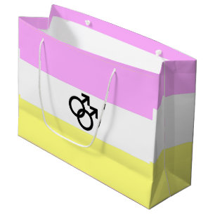 Grand Sac Cadeau Drapeau de la Fierté Twink