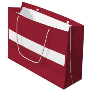 Grand Sac Cadeau Drapeau de la Lettonie