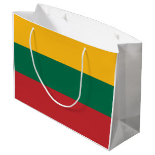 Grand Sac Cadeau Drapeau de la Lituanie