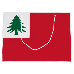 Grand Sac Cadeau Drapeau de la Nouvelle-Angleterre